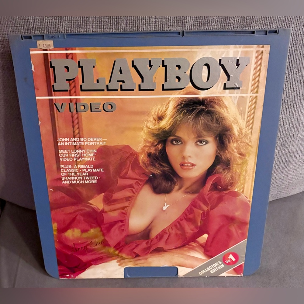 Play Boy CED Videodisc RCA Selectavision Collector’s Ed. Vol 1 Lonny Chin Signed